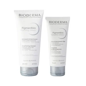 Kit Bioderma Pigmentbio - Sabonete Líquido e Creme Clareador Corporal Sensitive Areas 75ml