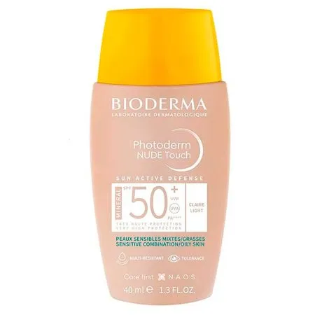 Protetor Solar com Cor Bioderma - Photoderm Nude Touch FPS 50+ - 2.0