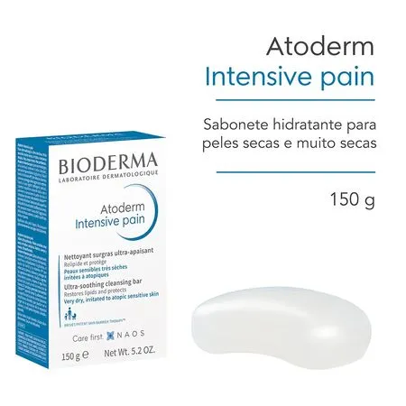 Atoderm Pain Bioderma - Barra de Limpeza hidratante para Pele Seca - 150g - Imagem 3
