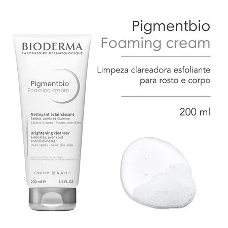 Creme de Limpeza Clareador Bioderma - Pigmentbio Foaming Cream - 200ml - Imagem 4