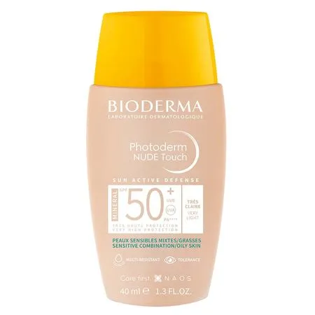 Protetor Solar com Cor Bioderma - Photoderm Nude Touch FPS 50+ - 1.0